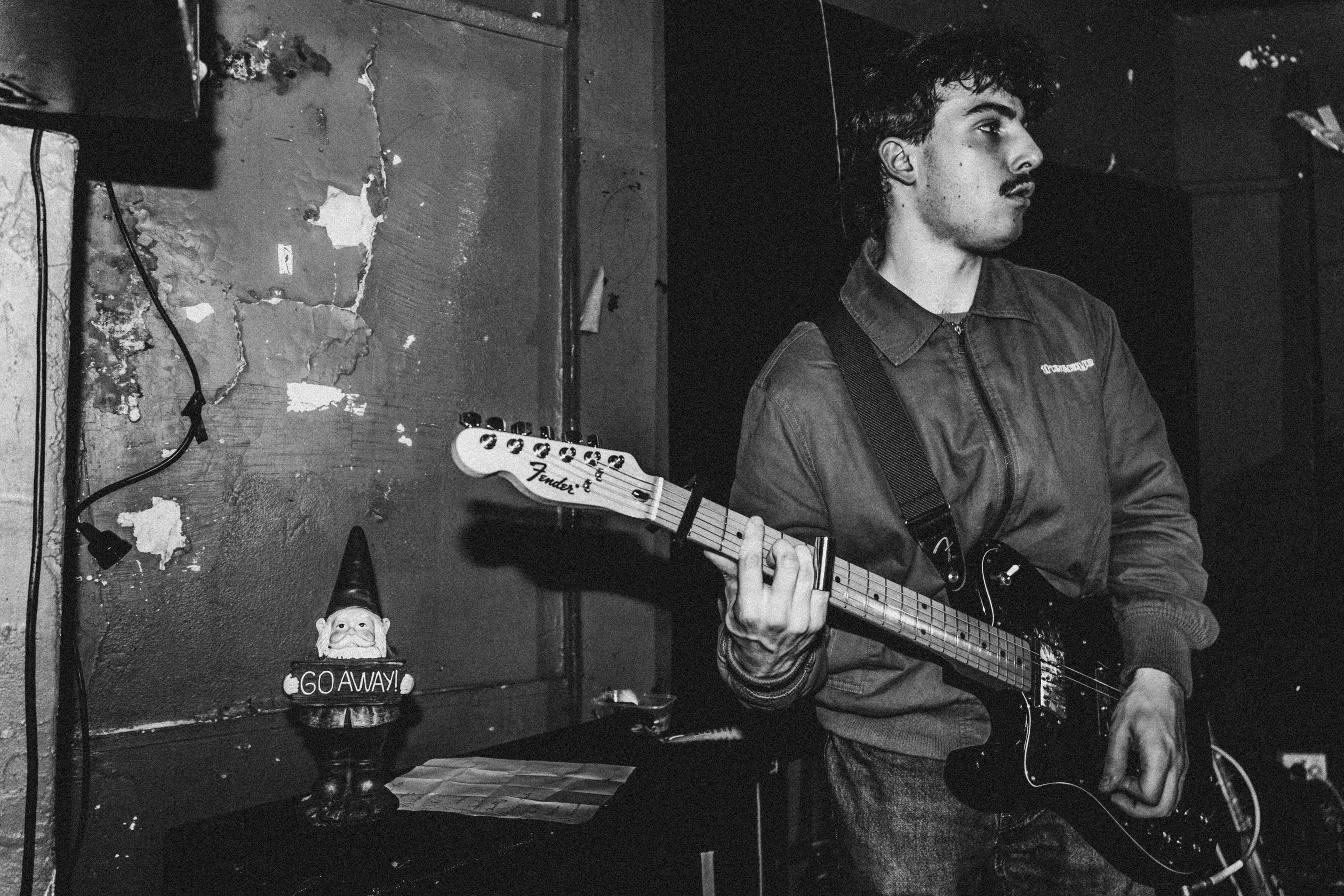 Marcus Messner with gnome at The Tote